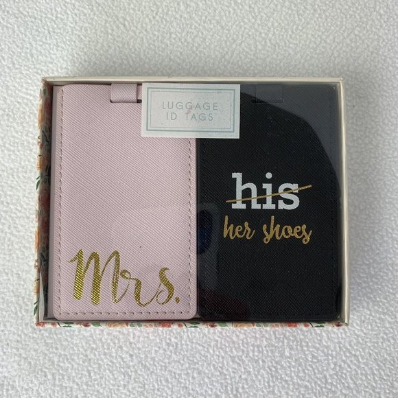 Dillard’s Other Luggage Tags Hers And His Identification Pink And